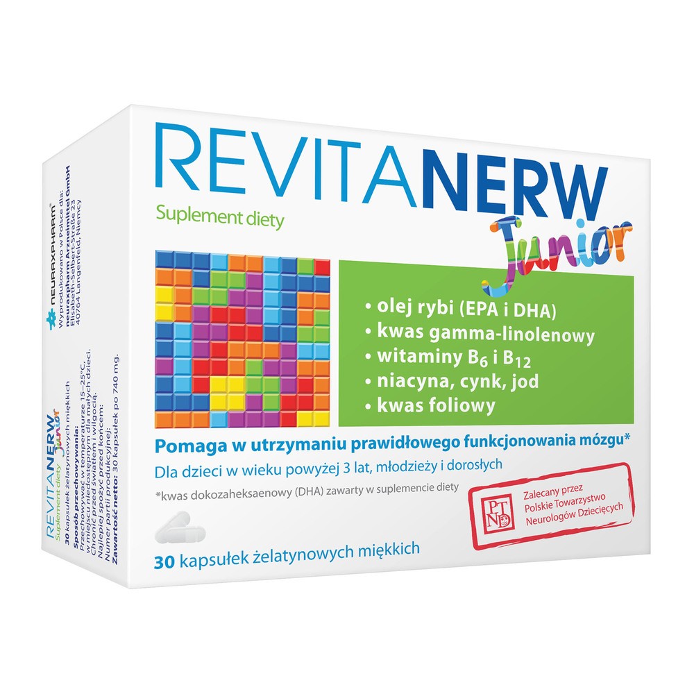 Neuraxpharm Revitanerw Junior 30 kapsułek 4711961