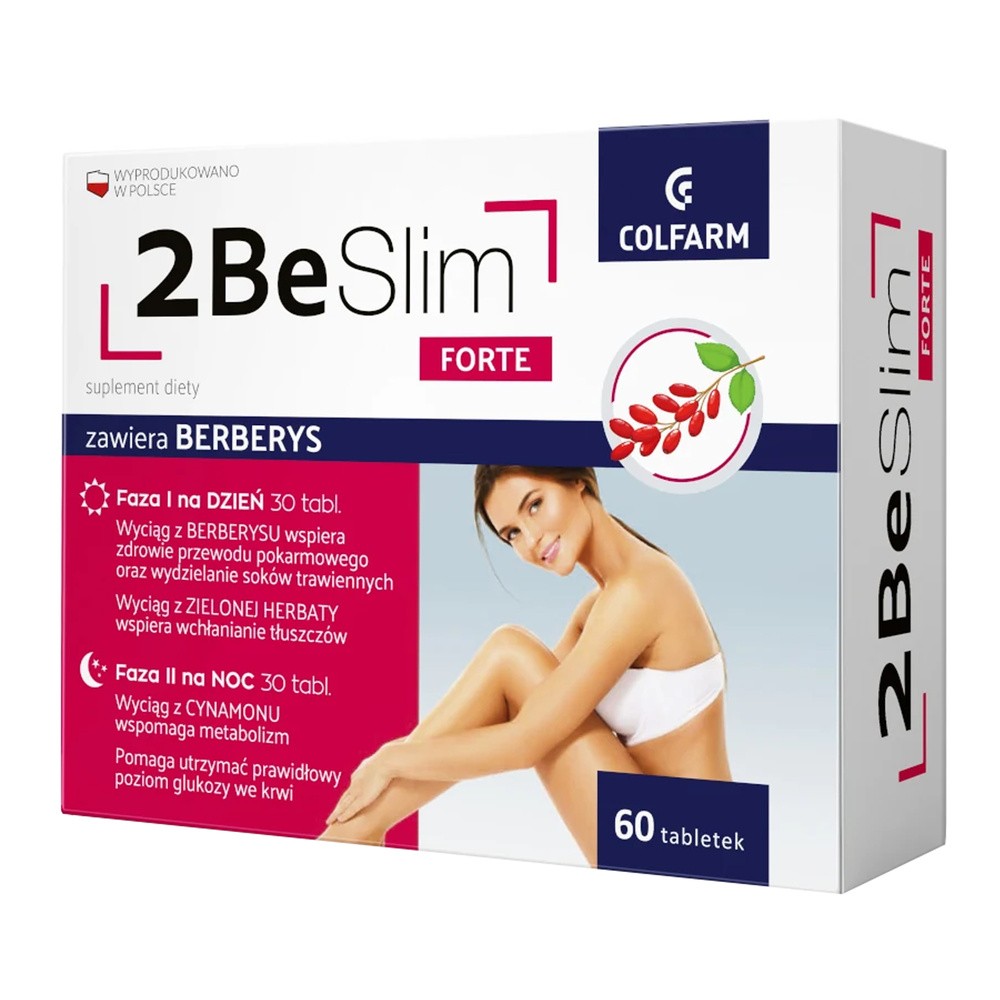Colfarm 2Be Slim Forte, 60 tabletek Wysyłka kurierem tylko 10,99 zł