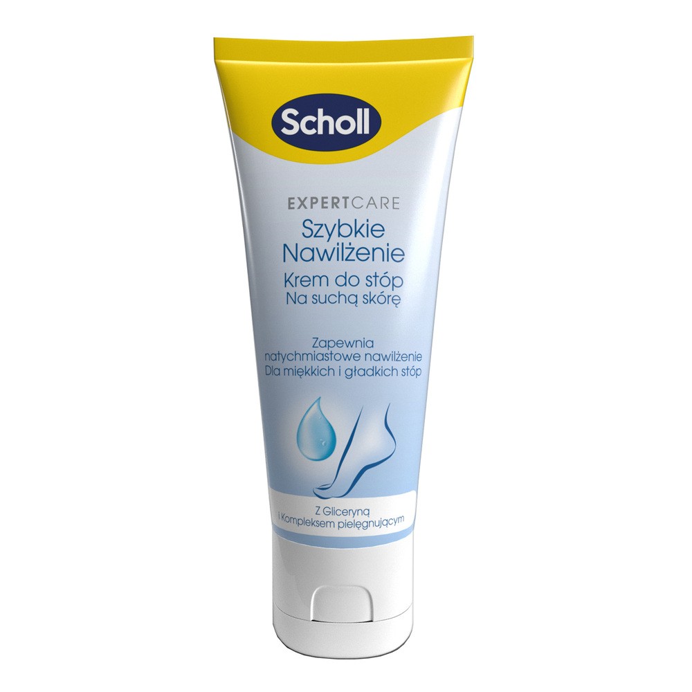 Scholl Expert Care Fast Moisture Foot Cream Krem do stóp szybkie nawilżenie 75ml