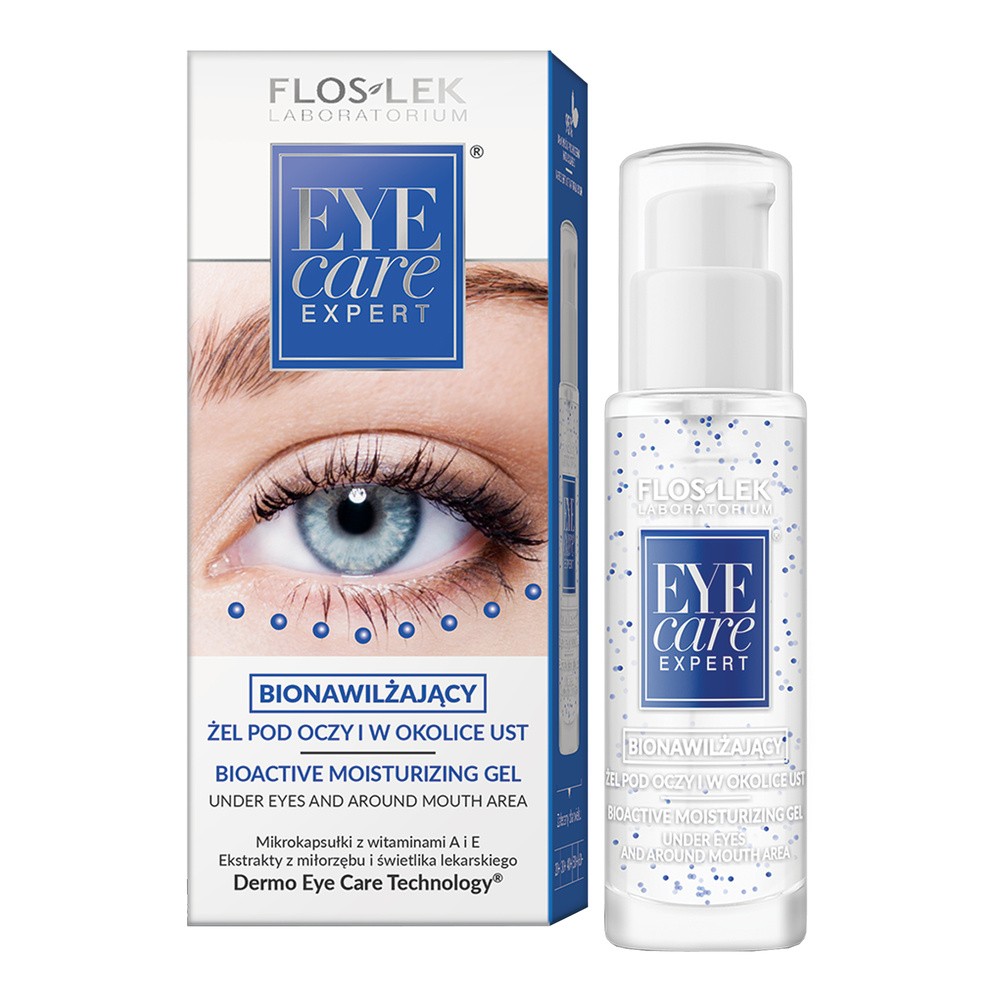 Flos-Lek Żel bionawilżający z mikrokapsułkami wygładzający zmarszczki 30ml