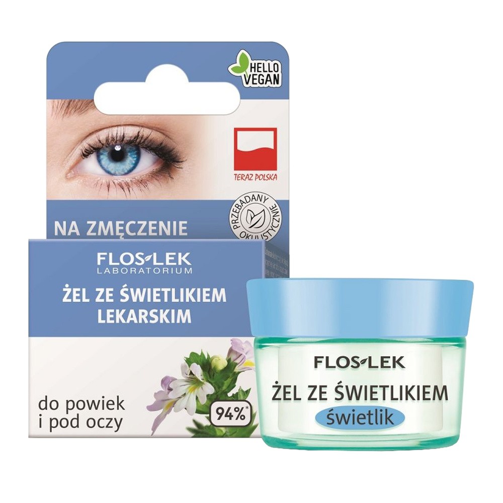 Flos-Lek Żel ze świetlikiem lekarskim do powiek i pod oczy 10g
