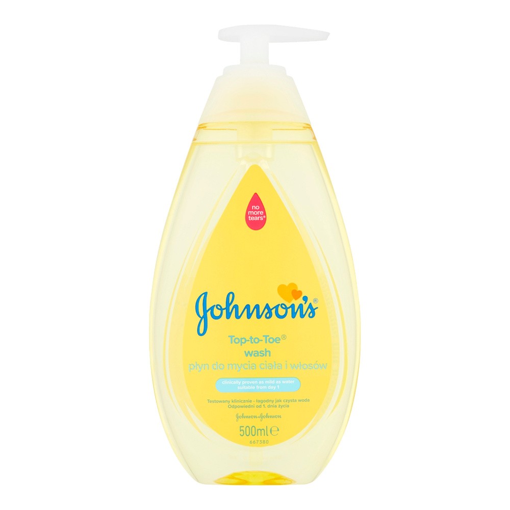 Johnson&Johnson Johnson's Baby Płyn do mycia ciała i włosów Top-to-Toe 500ml