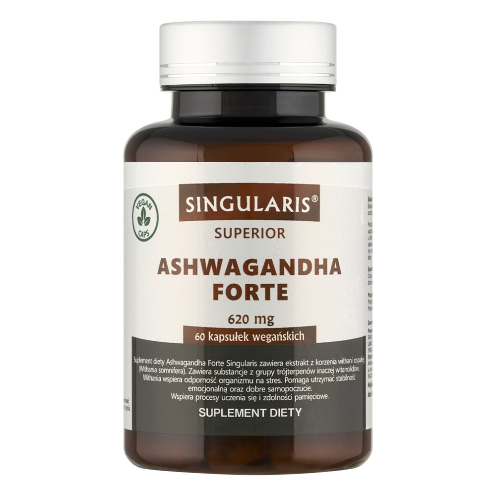 ACTIVEPHARM LABS SP. Z O.O. SP.K. ACTIVEPHARM LABS SP Z O.O SP.K Singularis Superior Ashwagandha Forte 620 mg 60 kapsułek