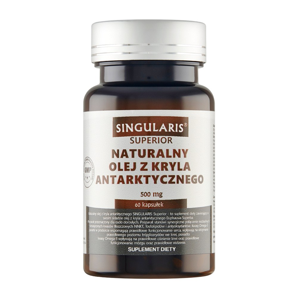 Singularis Superior Naturalny Olej z Kryla Antarktycznego, suplement diety, 60 kapsułek  3622042