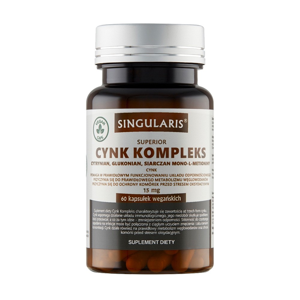 ACTIVEPHARM LABS SP. Z O.O. SP.K. ACTIVEPHARM LABS SP Z O.O SP.K Singularis Superior Cynk Kompleks 60 kapsułek