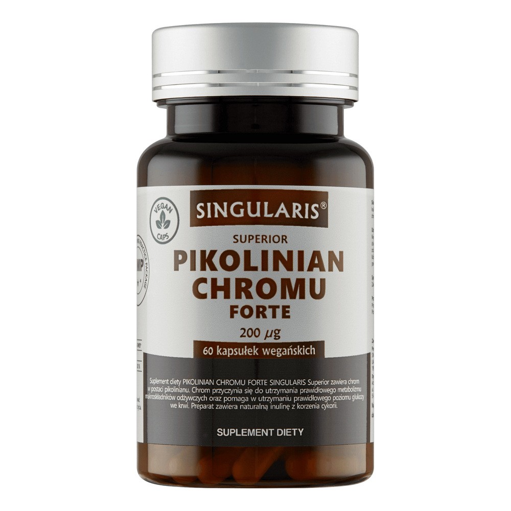 ACTIVEPHARM LABS SP. Z O.O. SP.K. ACTIVEPHARM LABS SP Z O.O SP.K Singularis Superior Pikolinian chromu forte 200 ug 60 kapsułek