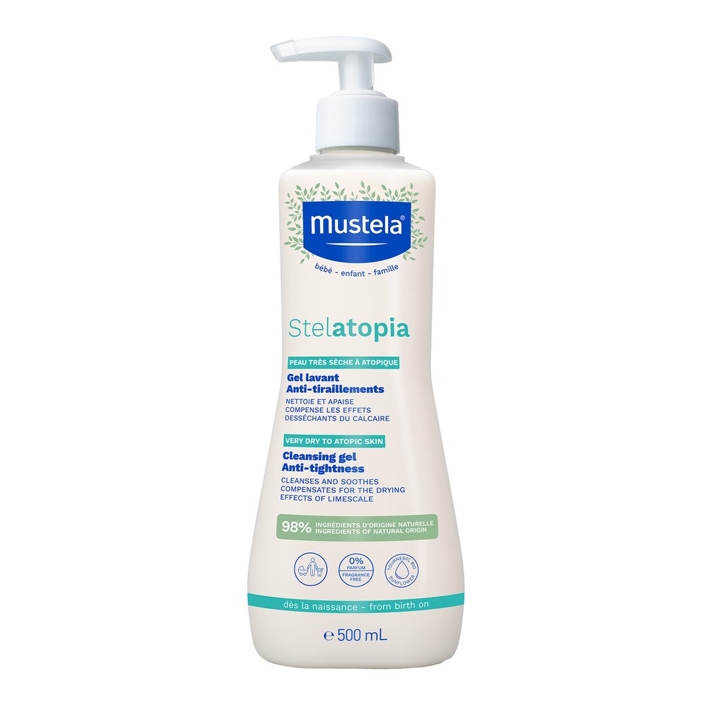 Mustela Bébé Stelatopia Cleansing Gel żel pod prysznic 500 ml dla dzieci