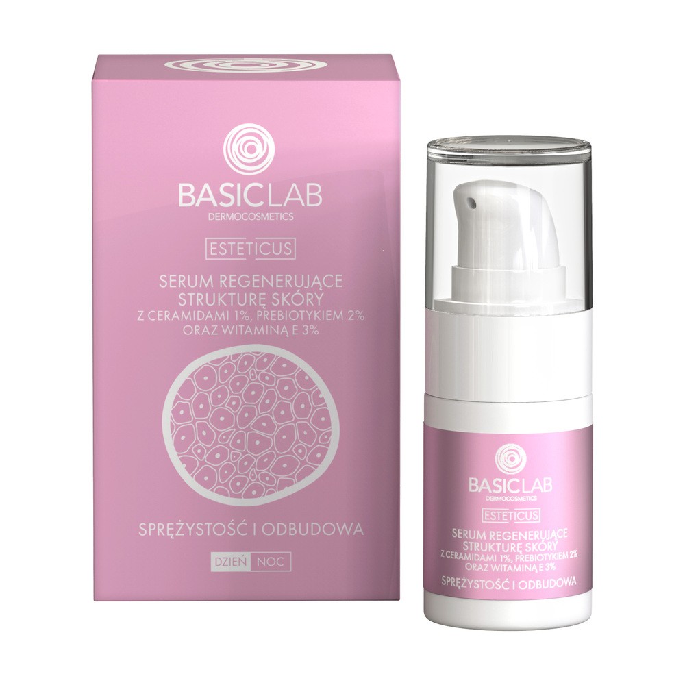 BasicLab BasicLab ESTETICUS Serum Regenerujące Strukturę Skóry Z Ceramidami 1% - 15 ml