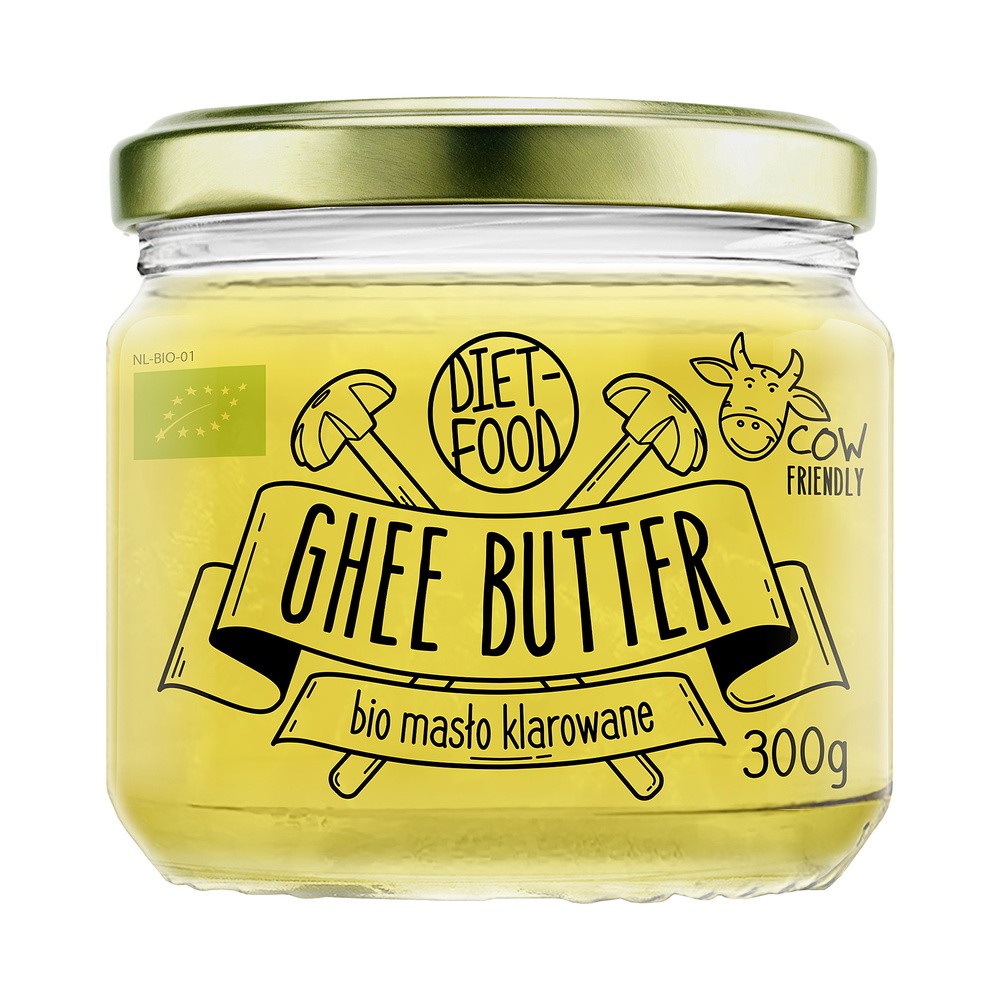 Diet-Food BIO Masło Klarowane Ghee Butter 300g Holandia