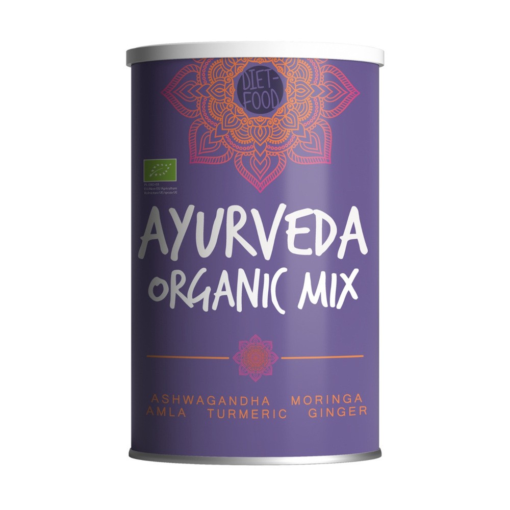 Diet-Food Mieszanka organiczna Ajurweda Mix z ashwagandhą 300 g Bio
