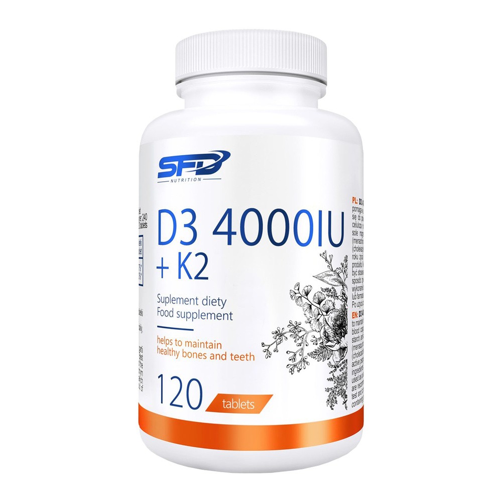 ALLNUTRITION SFD Witamina  D3 4000 + K2  120 tab