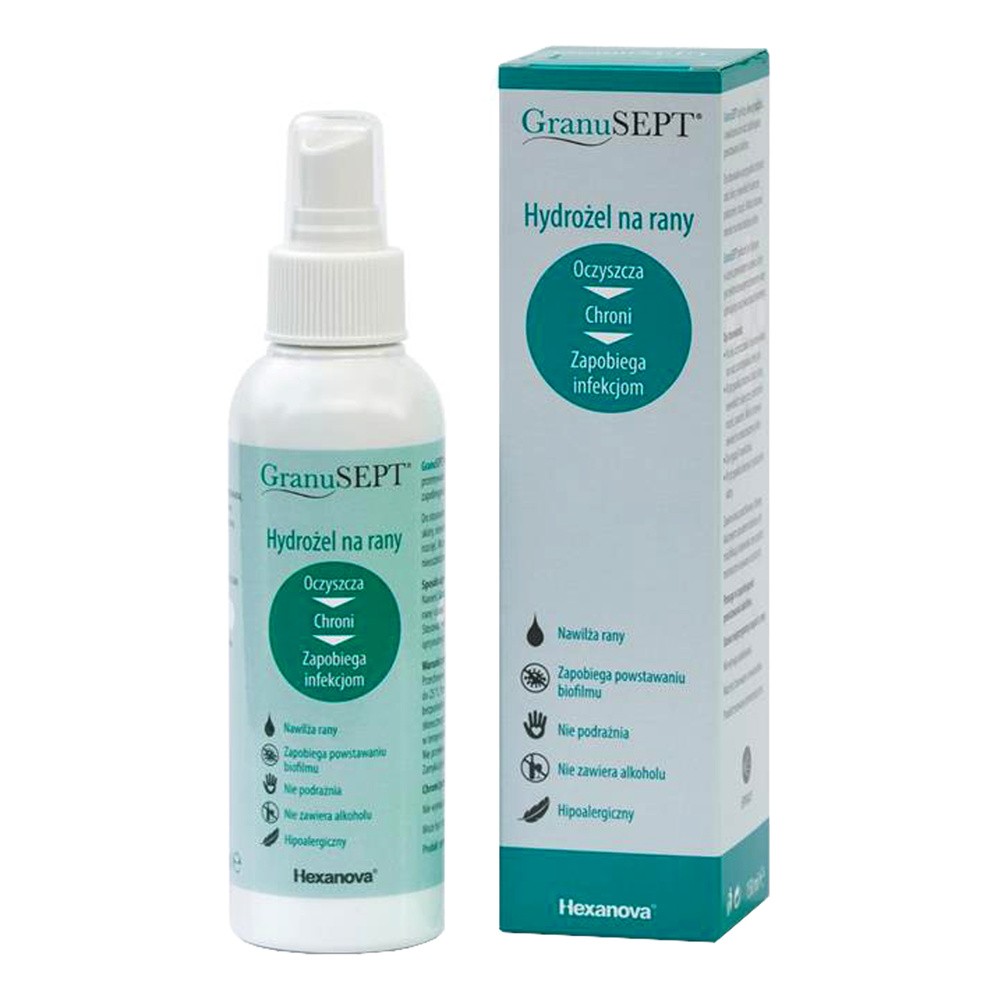 HEXANOVA GranuSEPT hydrożel na rany 150 ml