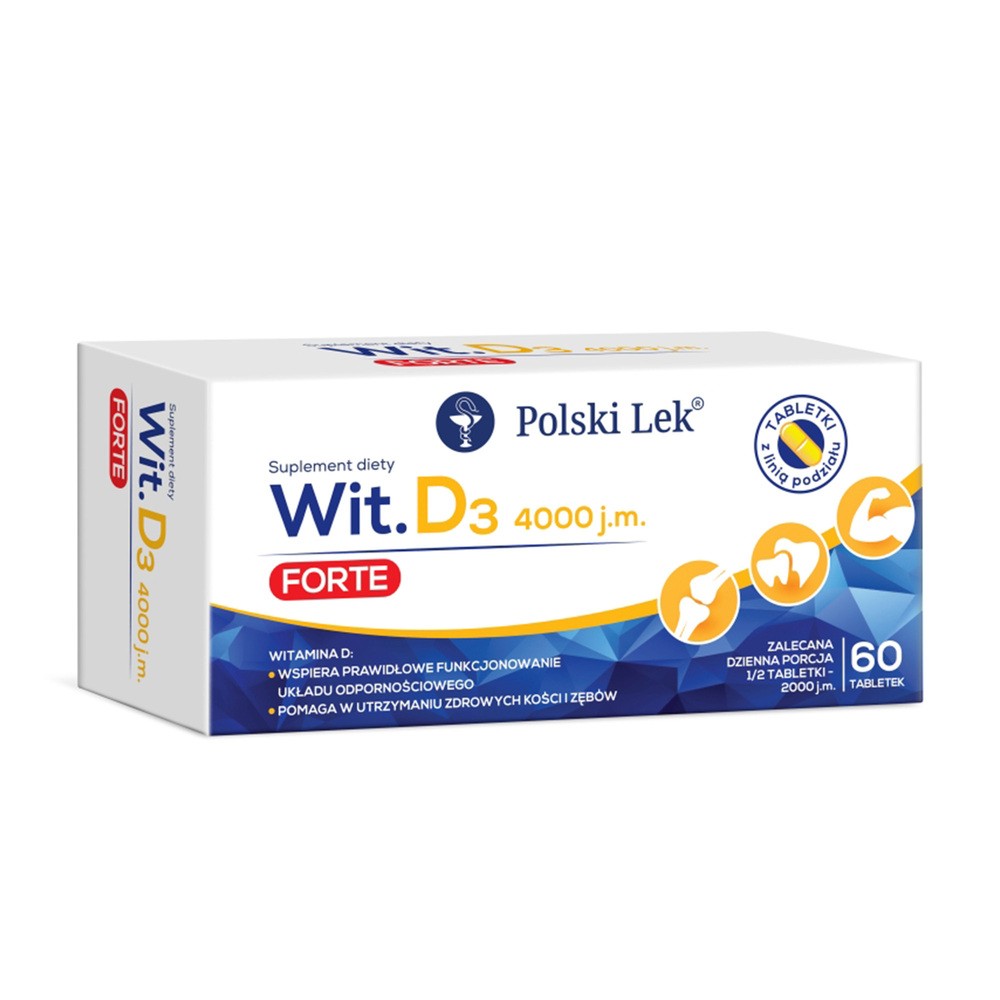 Polski Lek Sundovit D3 Plus 4000 j.m x 60 tabl
