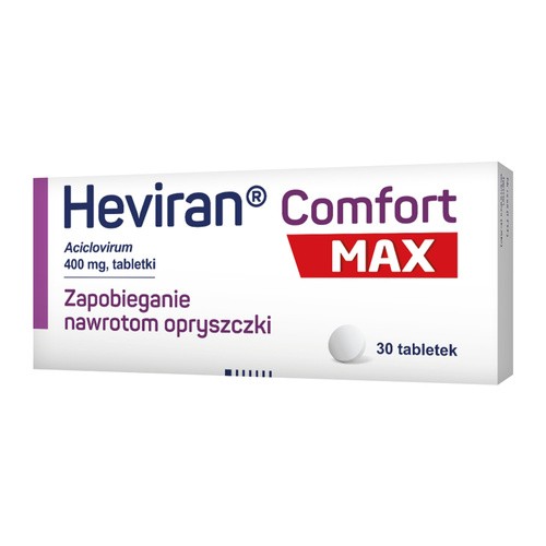 POLPHARMA Heviran Comfort MAX 400 mg x 30 tabl