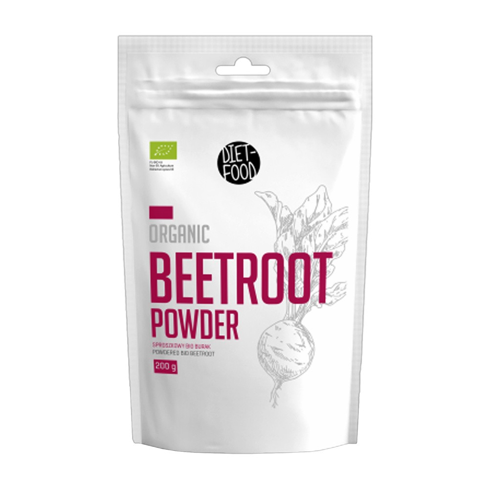 Diet-Food Super Beetroot Sproszkowany Bio Burak 200g EKO MIPBURAKSPROS