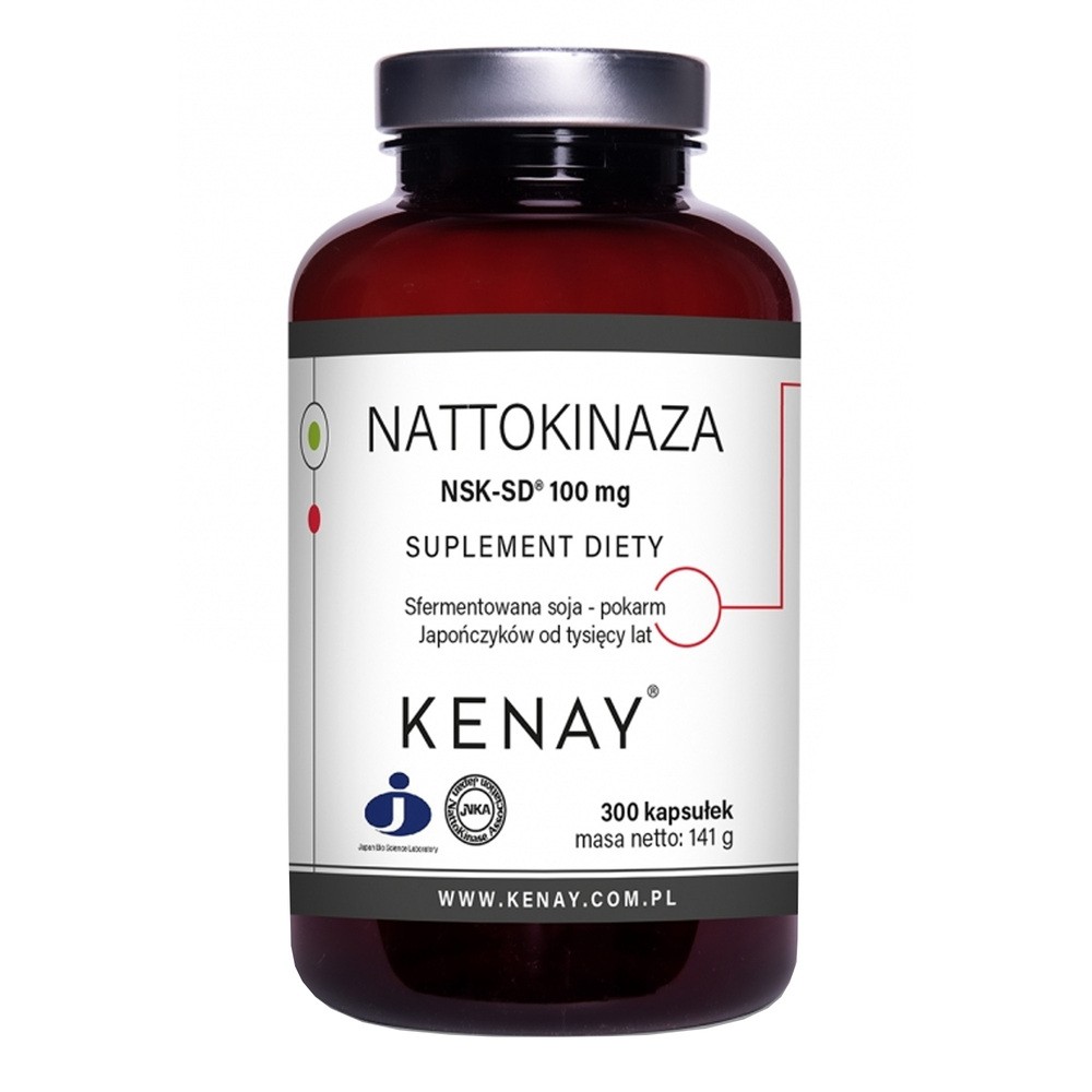 KENAY Nattokinaza NSK-SD 100 mg x 300 kaps Kenay |  OD 149 PLN!