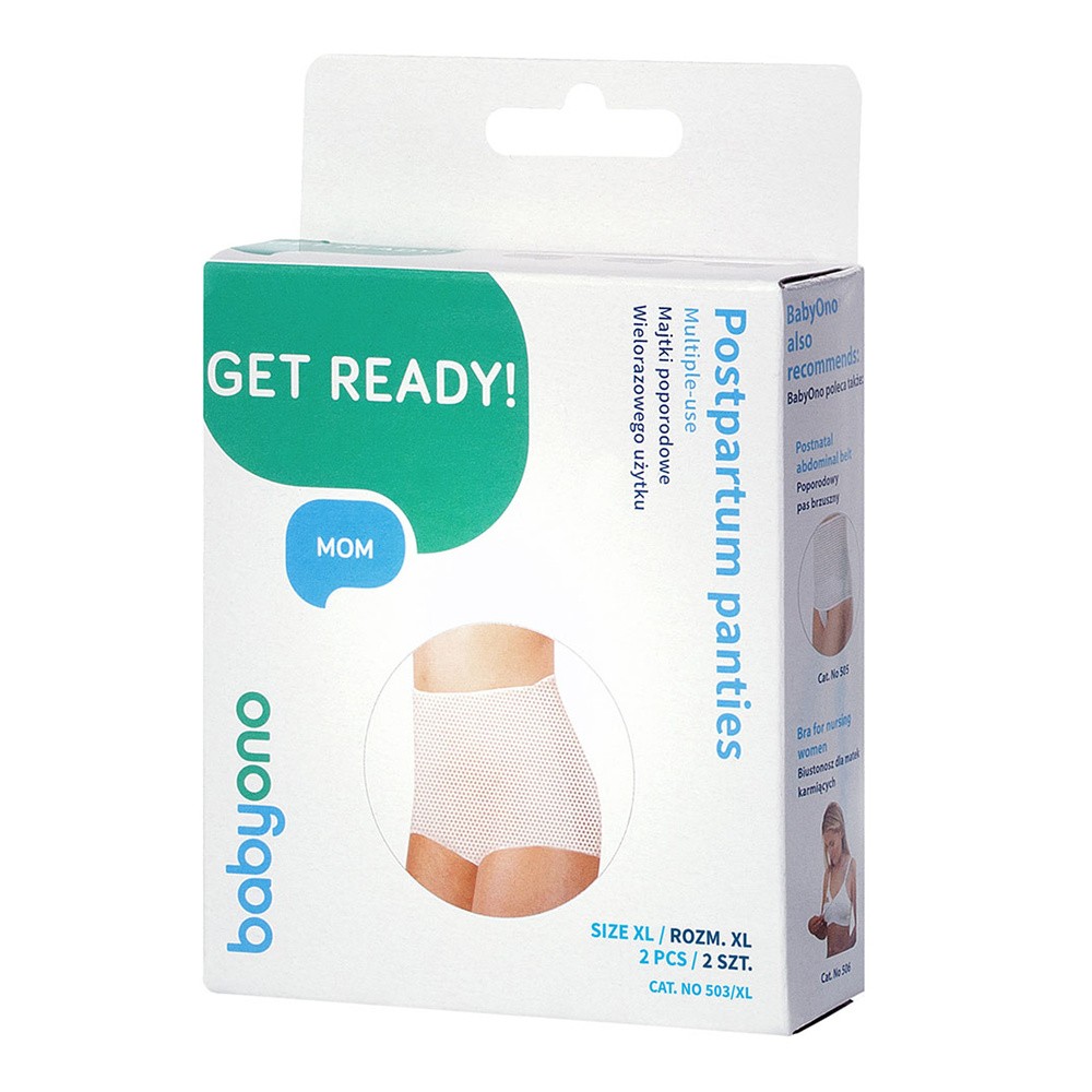 BabyOno Wielorazowe majtki siateczkowe rozmiar XL 503/XL