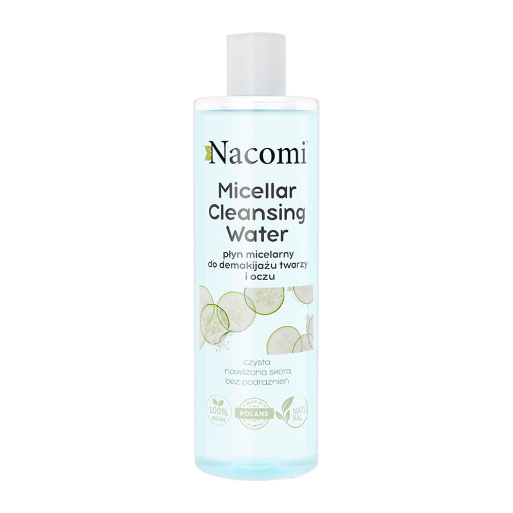 NACOMI Micellar Cleansing Water płyn micelarny do demakijażu twarzy i oczu łagodzący 400ml