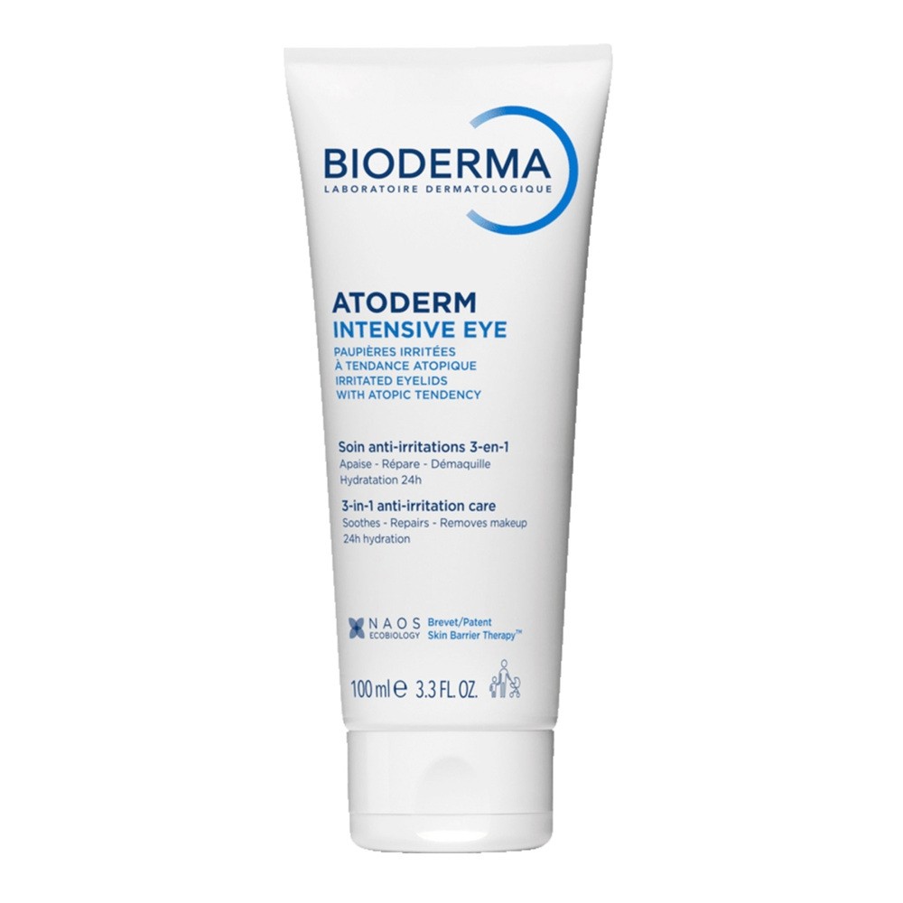 Bioderma Atoderm Intensive Eye mleczko pielęgnujące na podrażnione powieki 100 ml