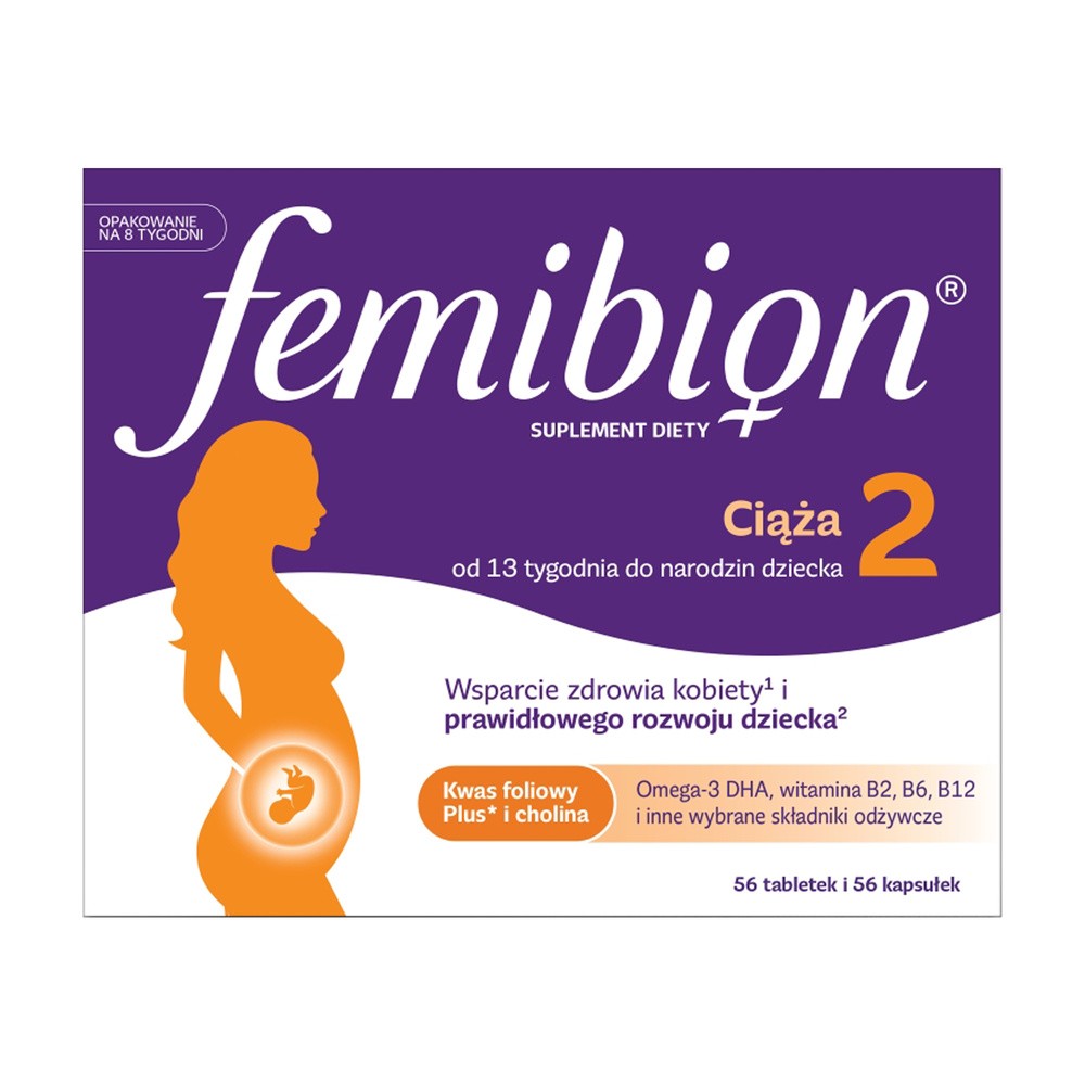 Merck Femibion 2 ciąża x 56 tabl + 56 kaps