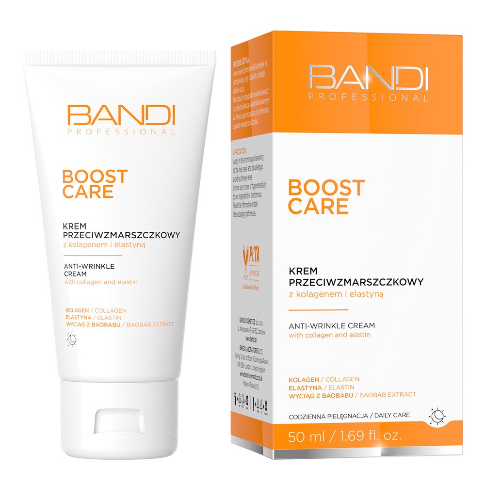Bandi Boost Care krem przeciwzmarszczkowy z kolagenem i elastyną 50ml