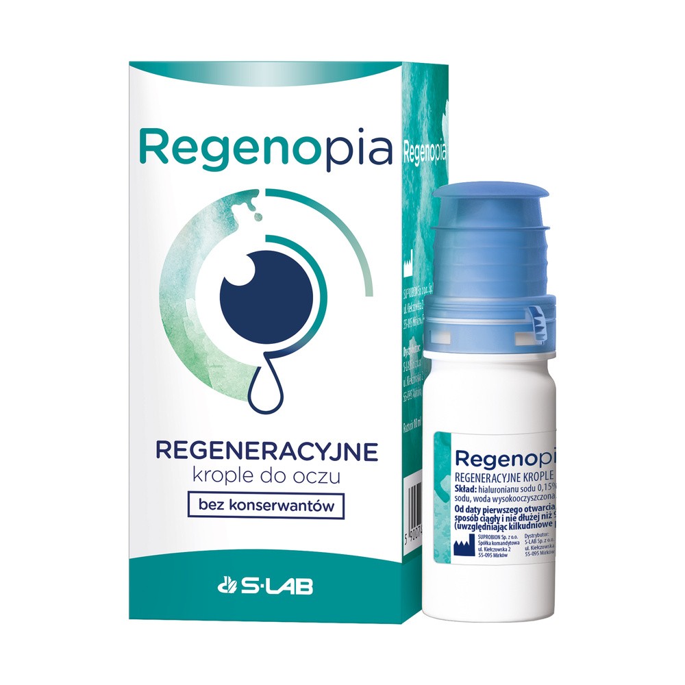 S-Lab SP. Z O.O. Regenopia regeneracyjne krople do oczu 10 ml 9102643