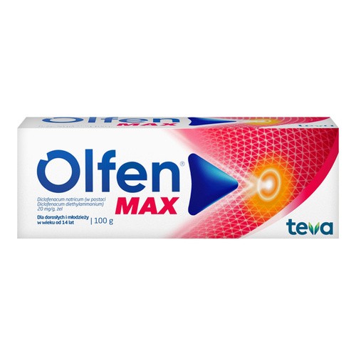 Teva Olfen Max żel 20 mg/g 100 g |  OD 199 PLN!