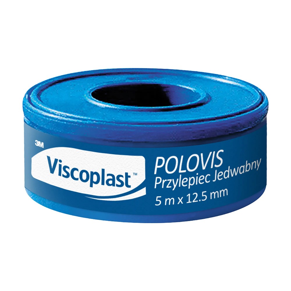 Viscoplast Polovis przylepiec jedwabny 5m x 12,5mm 1 sztuka