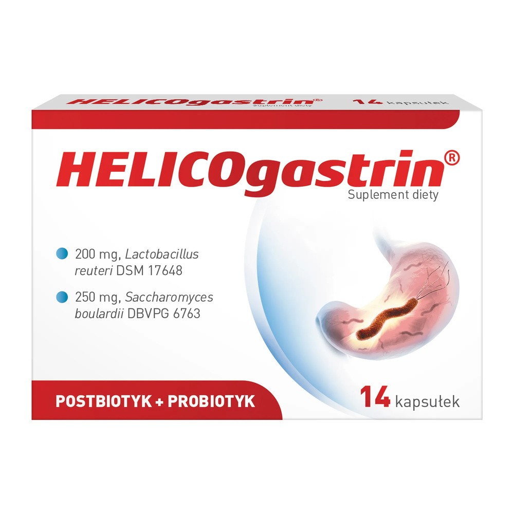 Polfa ŁÓDŹ HELICOgastrin x 14 kaps
