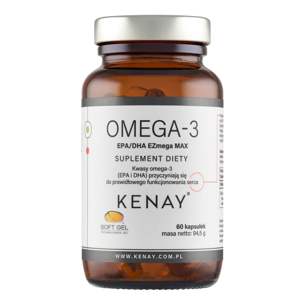 Omega Pharma Kenay 3 EPA/DHA EZmega MAX (60 kaps.)