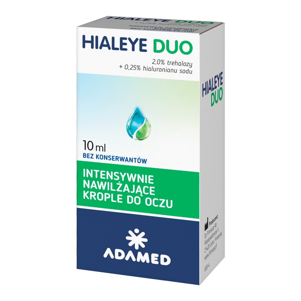 ADAMED Hialeye Duo 0,25% krople do oczu 10 ml |  OD 199 PLN!