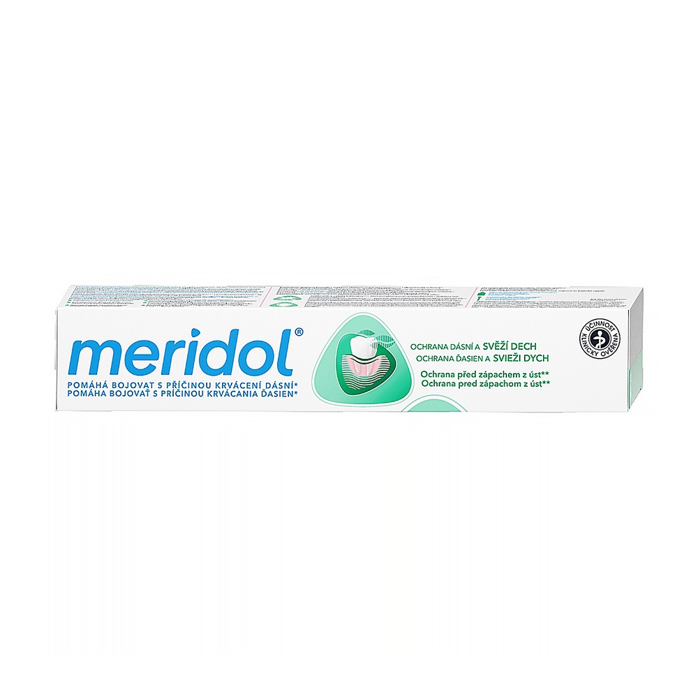 Meridol Ochrona dziąseł i Fresh oddech 75 ml pasty do zębów