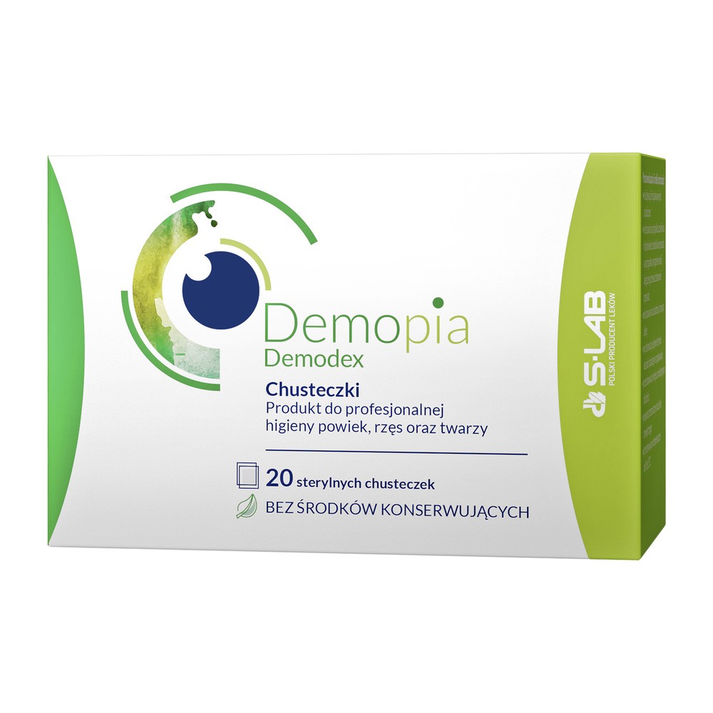 Demopia demodex chusteczki 20 szt