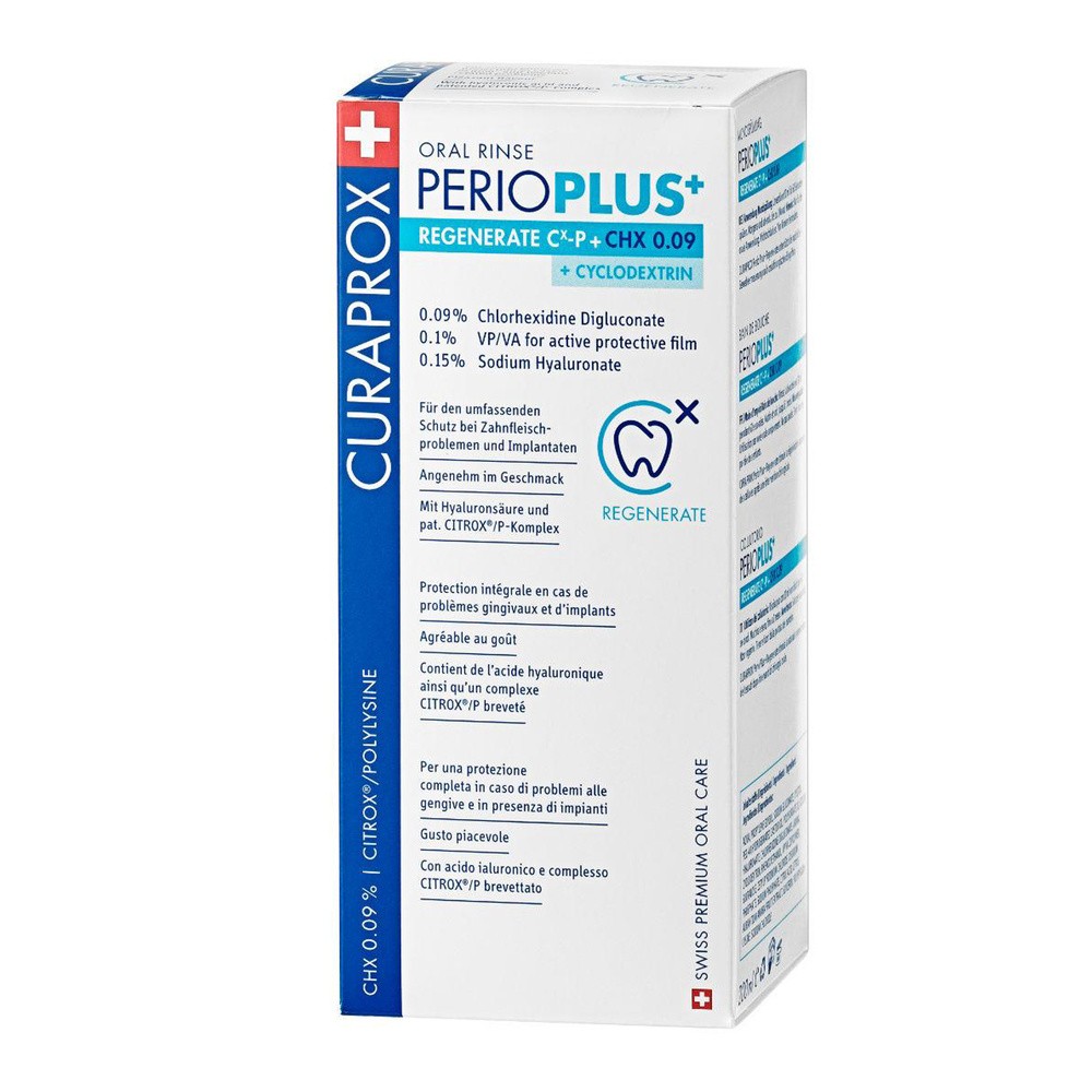 Curaprox Perio Plus+ Regenerate, płyn do płukania, 200 ml |   !! 7079737