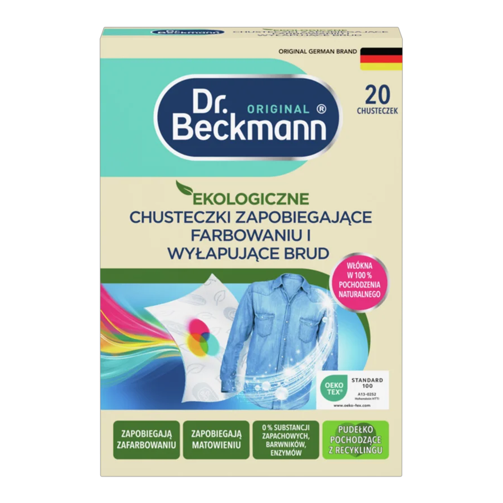 Werner Dr.Beckmann Eko Chusteczki Wyłapujące Kolor 20szt.. FROSCH-000948