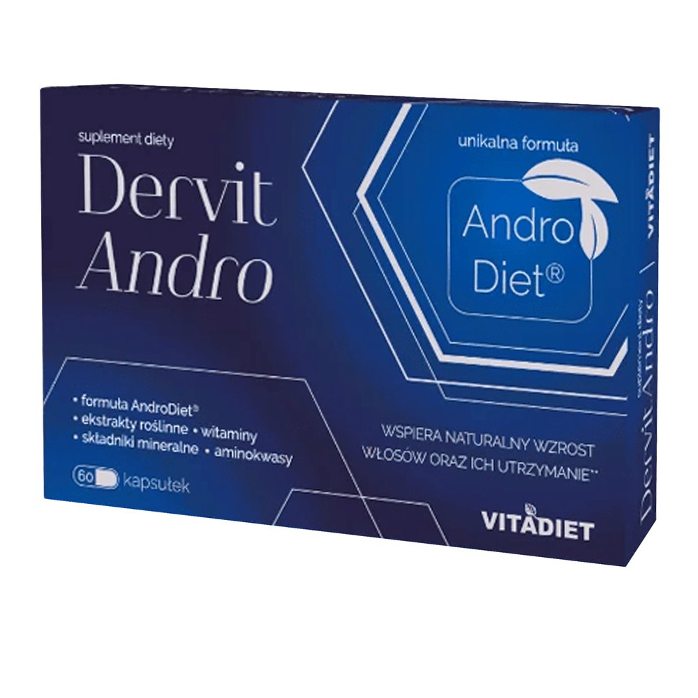 VITADIET SP. Z O.O. VitaDiet Dervit Andro 60 kapsułek 3719261
