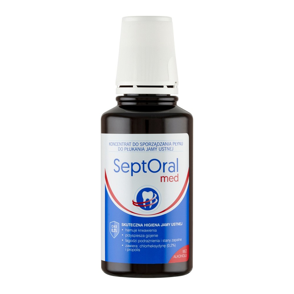 AVEC PHARMA SEPTORAL MED Koncentrat do sporządzenia płynu do płukania jamy ustnej, 200ml