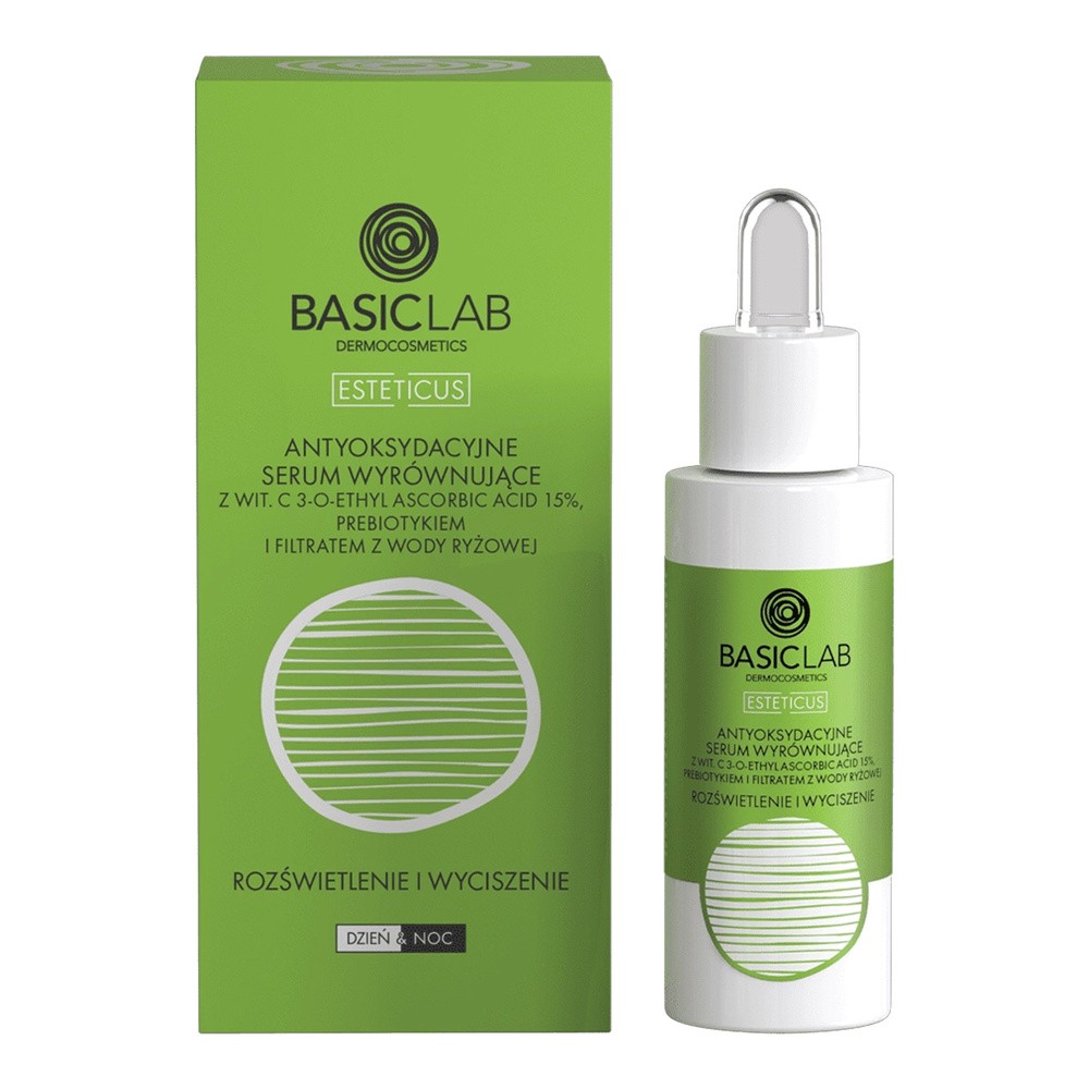 BasicLab BasicLab ESTETICUS Antyoksydacyjne Serum Wyrównujące z 15% Wit. C - 30 ml