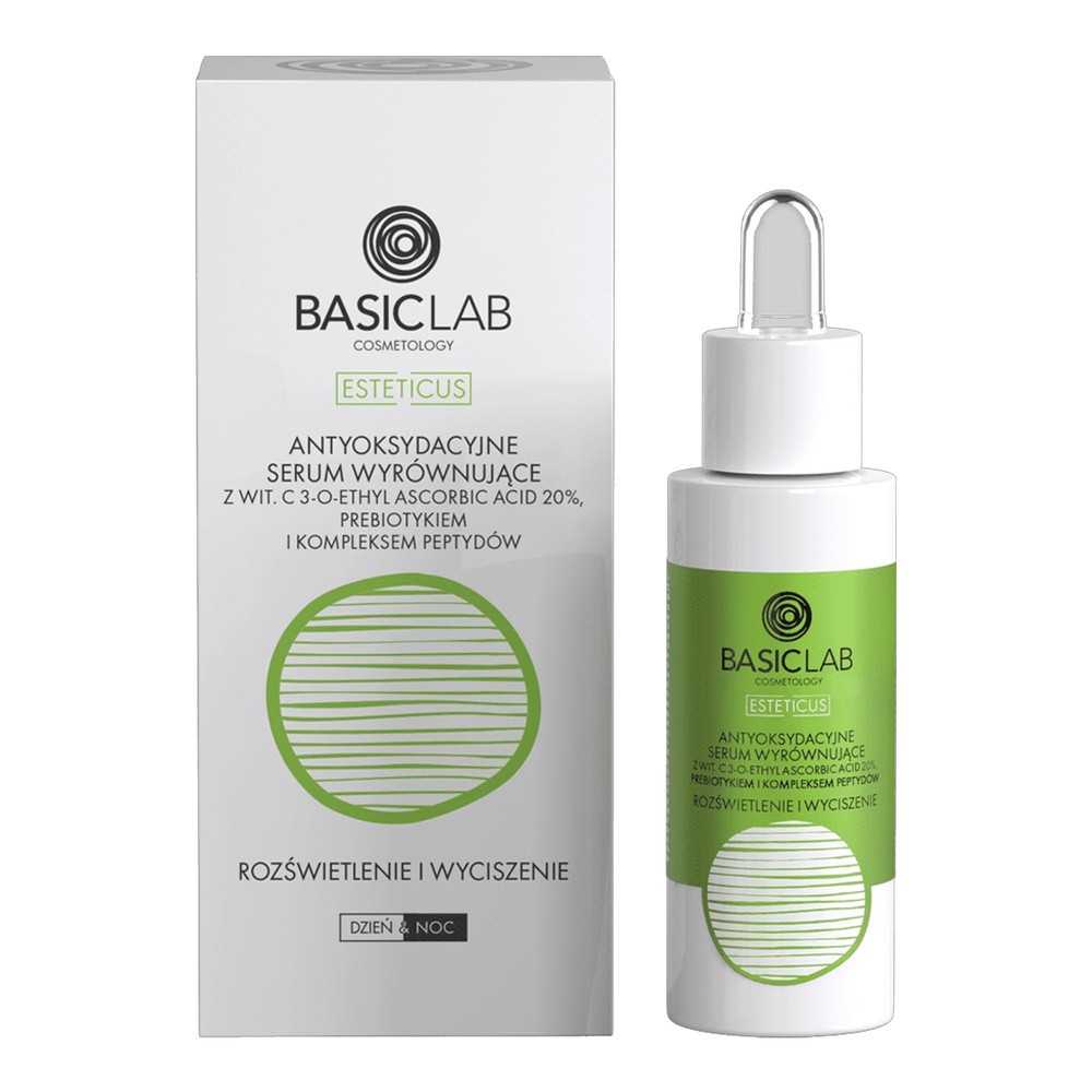 BasicLab BasicLab Cosmetology ESTETICUS Antyoksydacyjne Serum Wyrównujące z 20% Wit. C -  30 ml