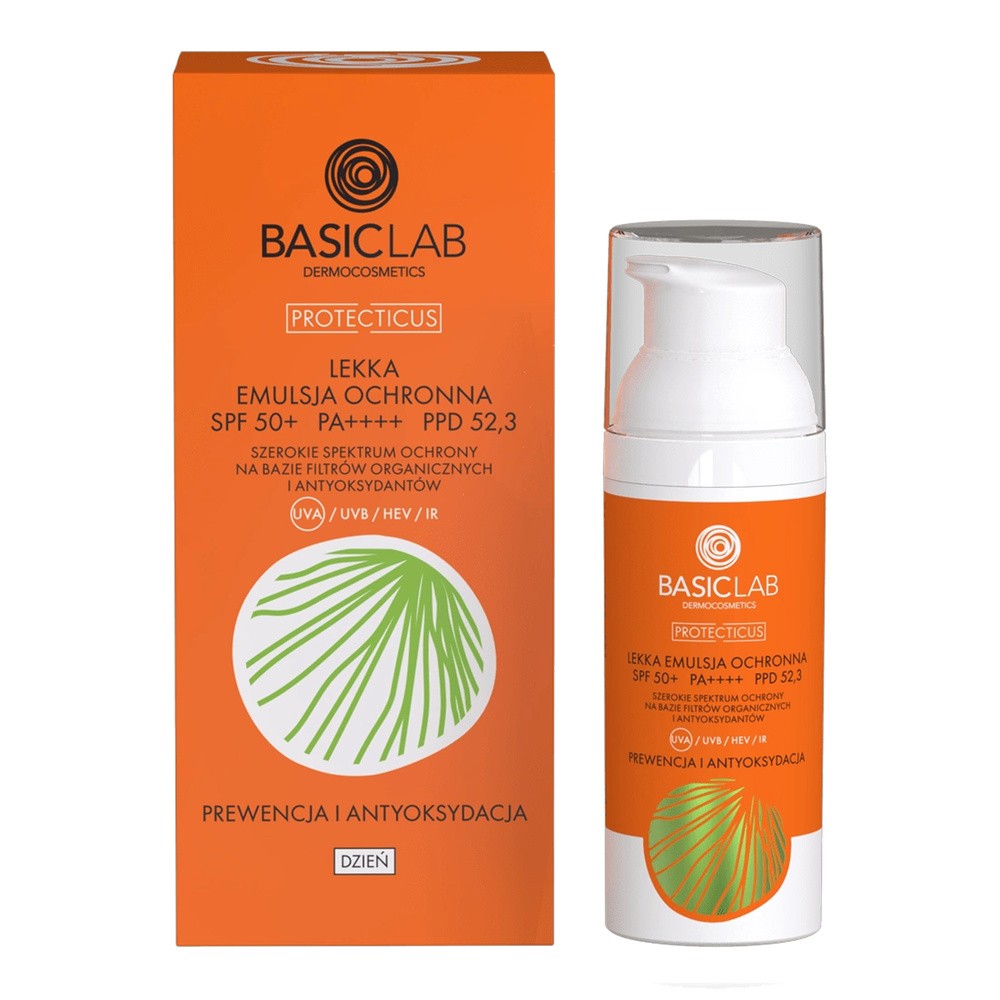 BasicLab BasicLab Lekka emulsja ochronna SPF50+