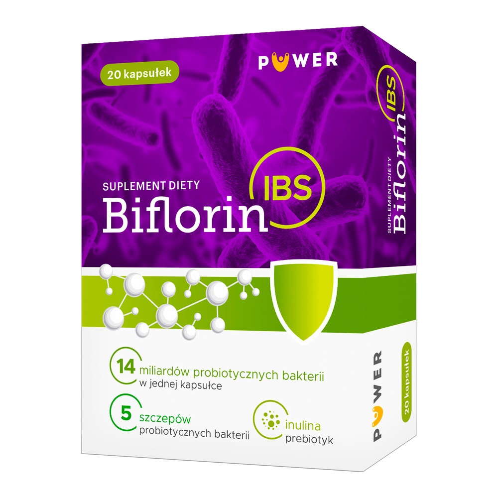PUWER Biflorin IBS, 20 kapsułek
