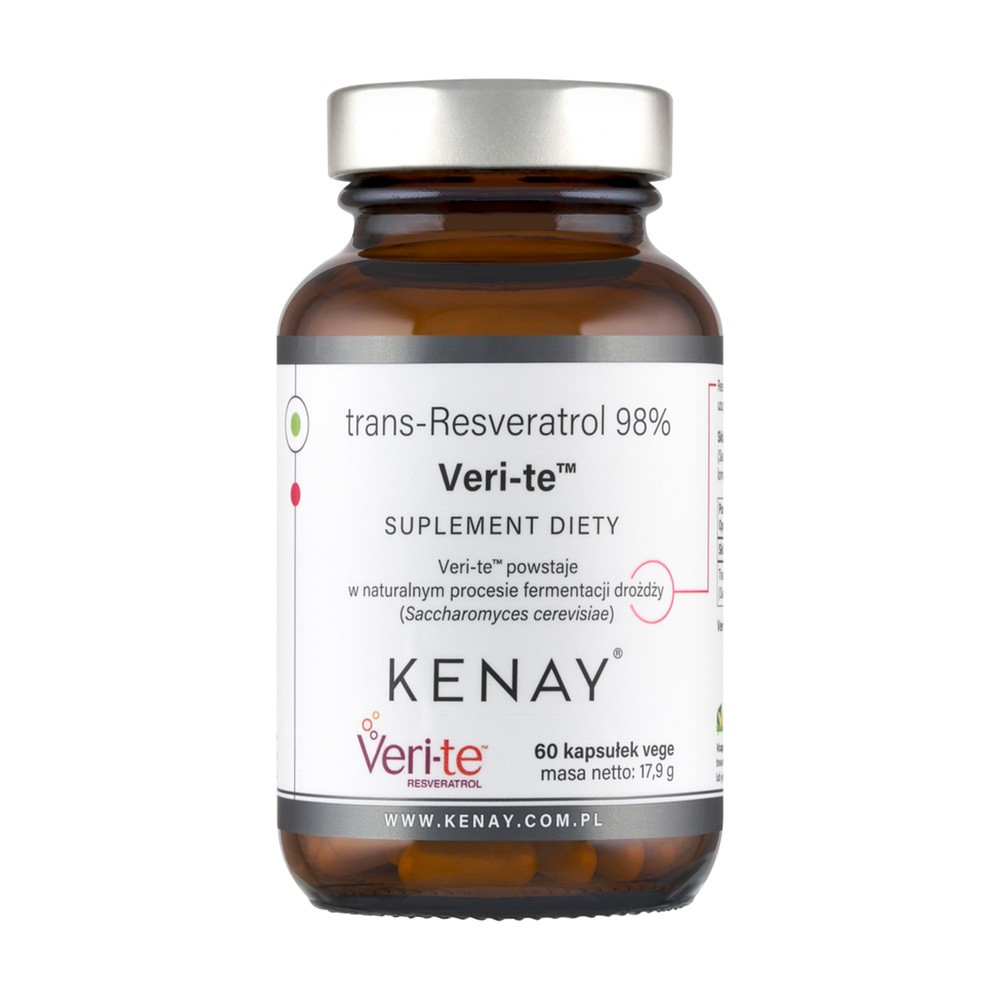 Kenay Trans-Resveratrol 98% Veri-teTM (60 kapsułek) E260-536BA