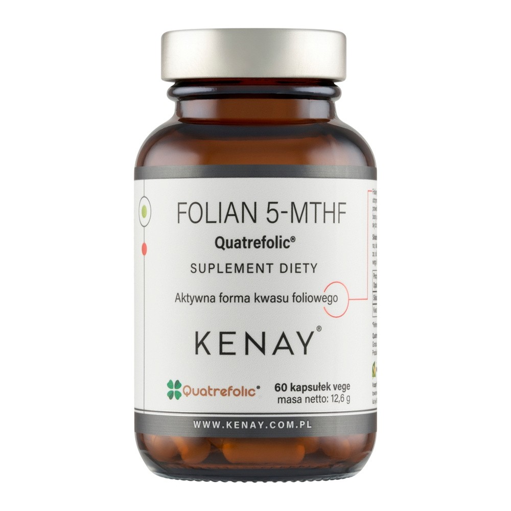 Kenay Folian 5-Mthf Quatrefolic Suplement diety 60 kaps.