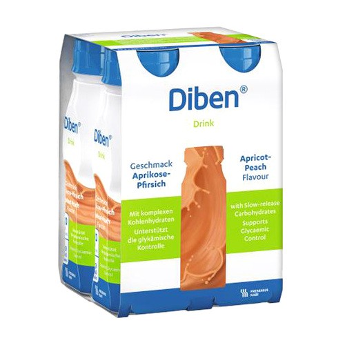 FRESENIUS KABI Diben drink o smaku morela-brzoskwinia 4 x 200 ml