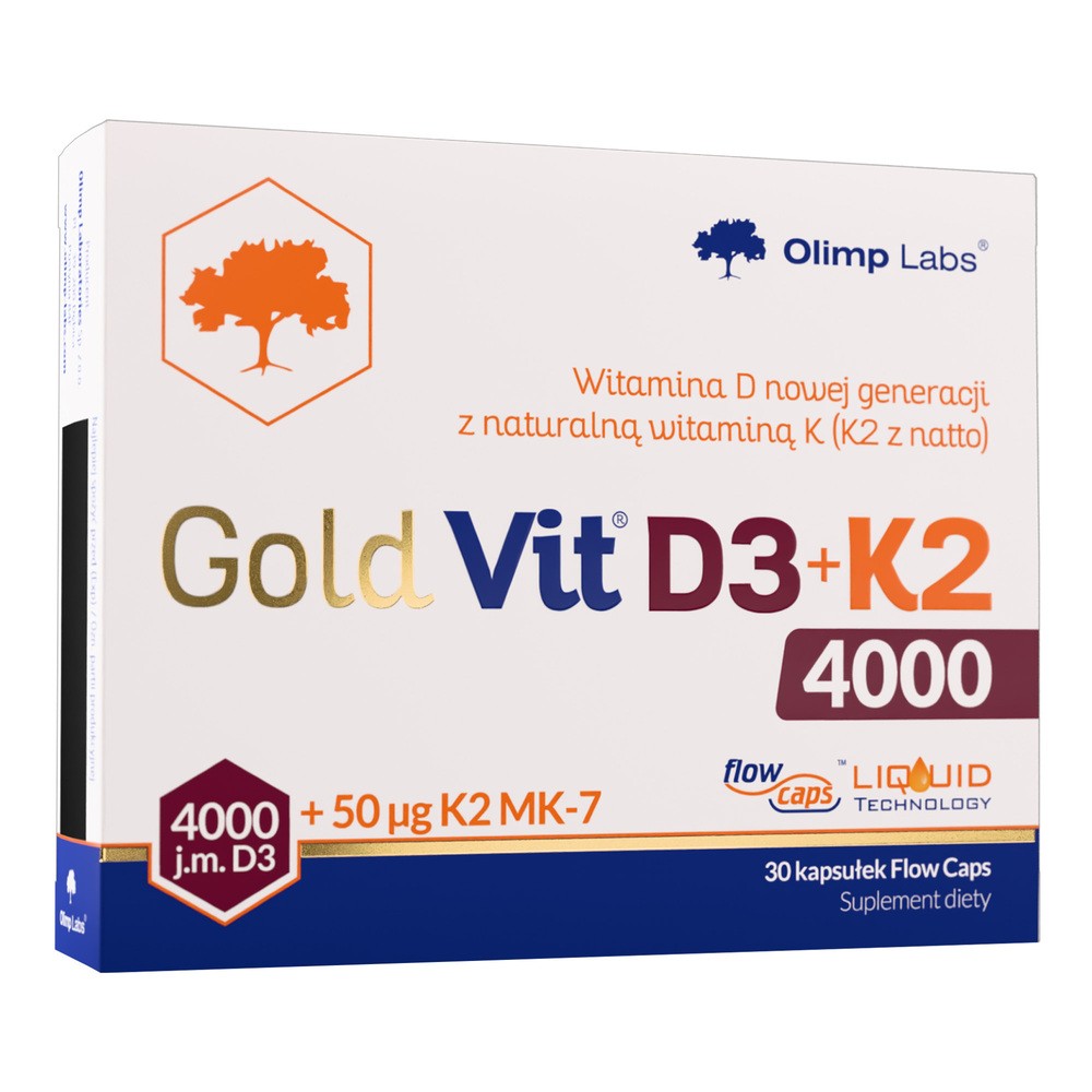 Olimp LABORATORIES Gold-Vit D3+K2 4000 IU 30 kapsułek 3823561