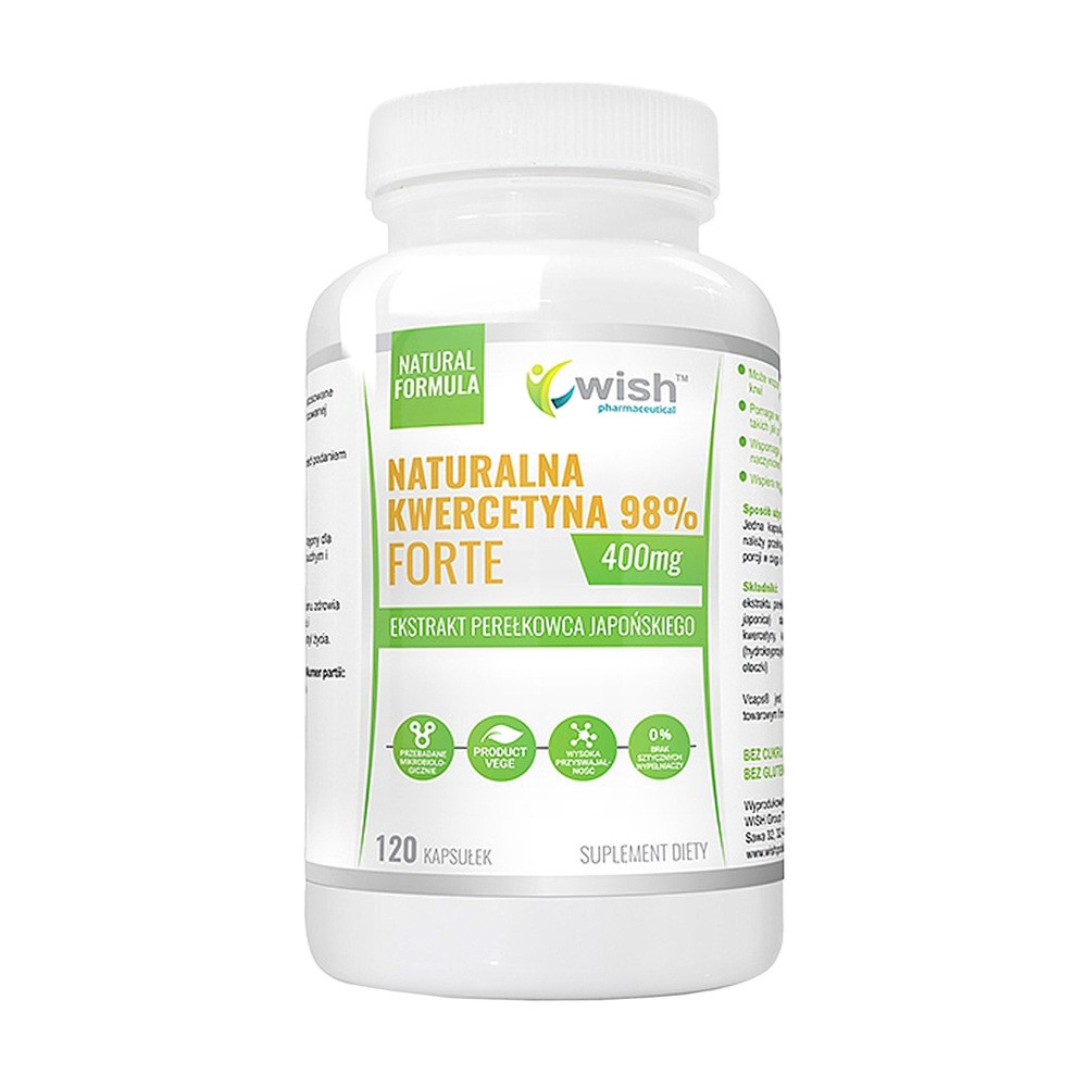 Wish Naturalna Kwercetyna 98% Forte 400mg 120caps