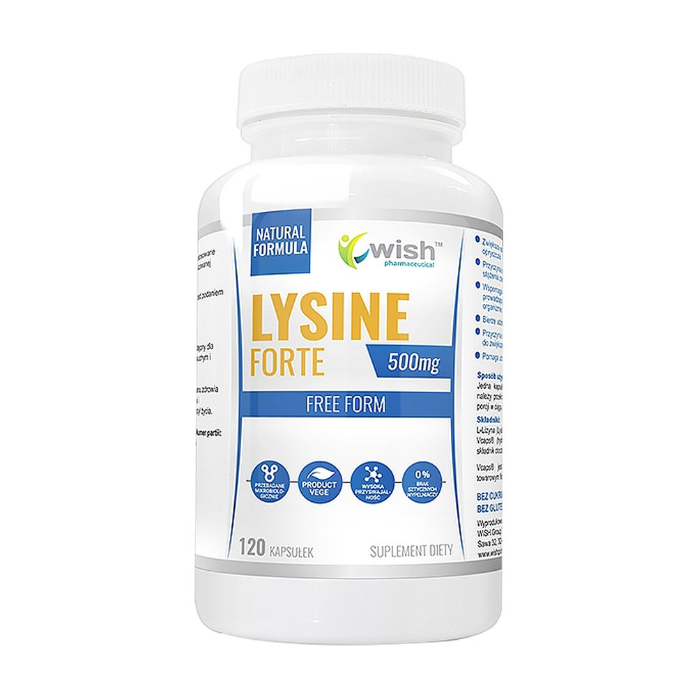 Wish Lysine Forte 500mg 120caps