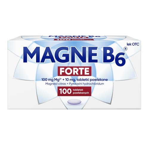 SANOFI MAGNE B6 FORTE, 100 tabletek powlekanych