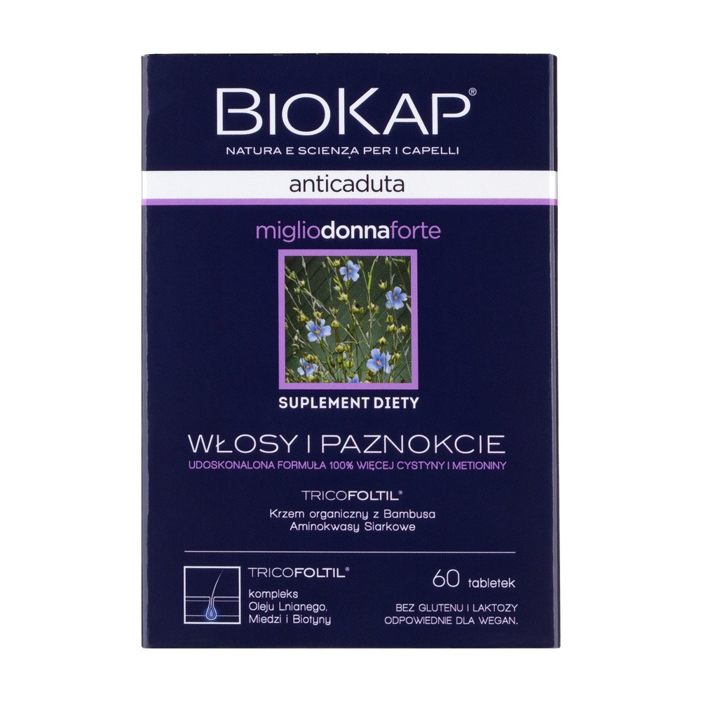 Biokap Anticaduta donna dla kobiet, 60 tabletek