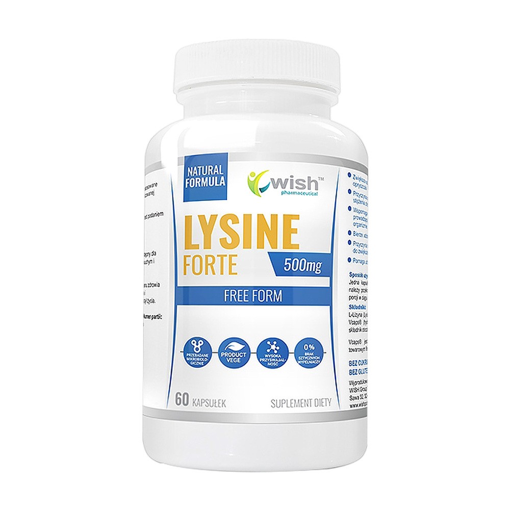Wish Lysine Forte 500mg 60caps